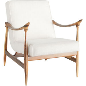 Oscar Light Brown and Cream Arm Chair
