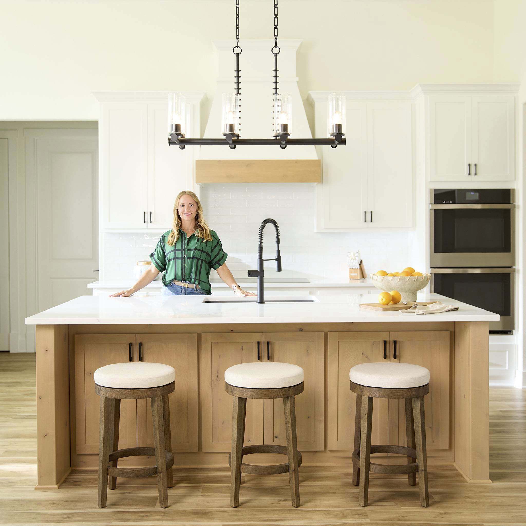 Archon 31 inch Brown Bar Stool