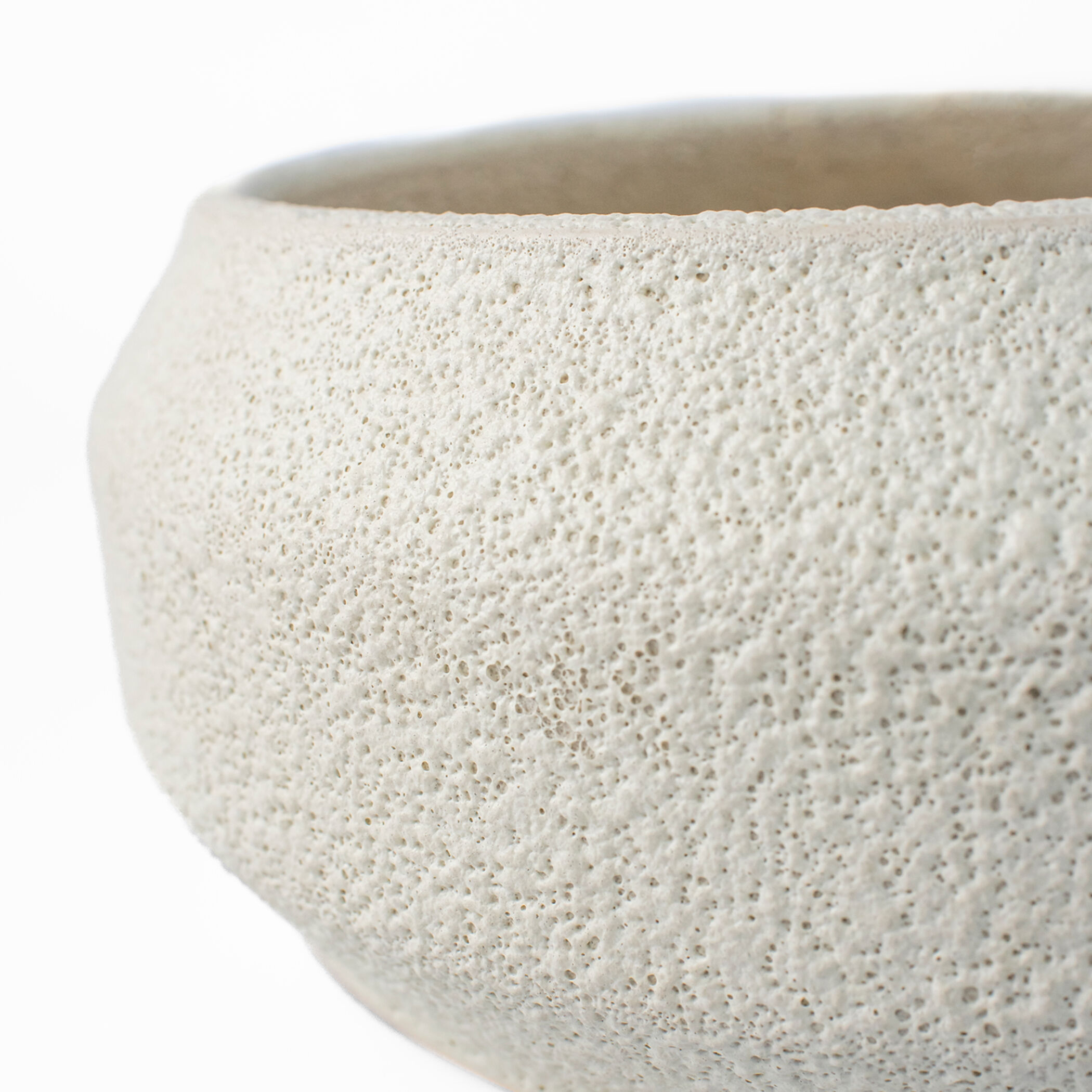 White on Terra 12 X 4.5 inch Bowl, Large