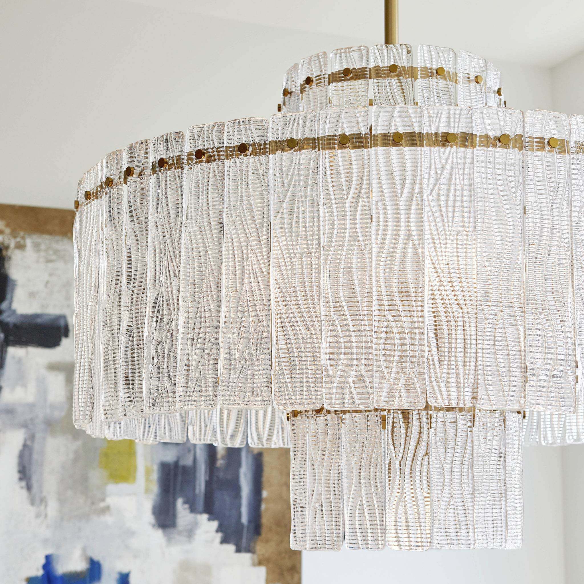 Othello 9 Light 32 inch Aged Brass Chandelier Ceiling Light