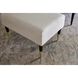 Oscar 13.25 inch Dark Brown and Cream Ottoman