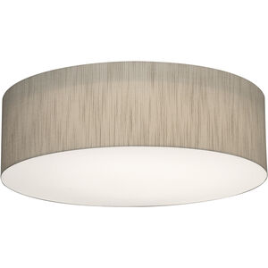 Anton 3 Light 15 inch Jute Flush Mount Ceiling Light