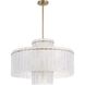 Othello 9 Light 32 inch Aged Brass Chandelier Ceiling Light