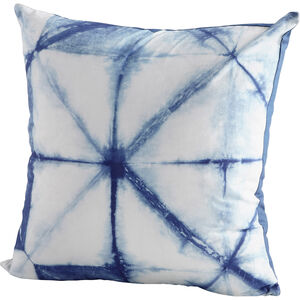 Ella 18 X 18 inch Blue And White Pillow Cover