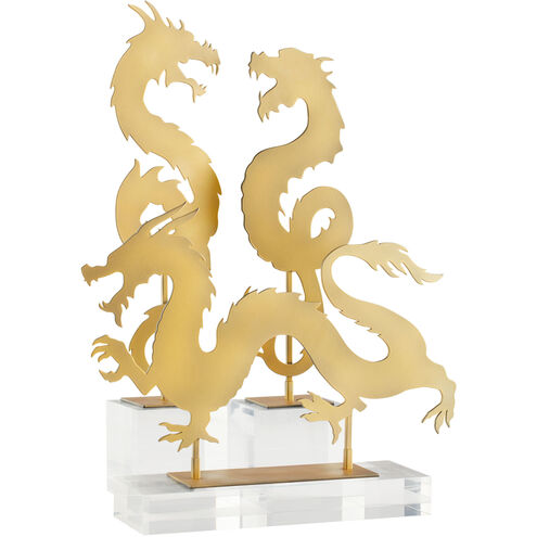 Haku Dragon 19 X 4 inch Sculpture, Short