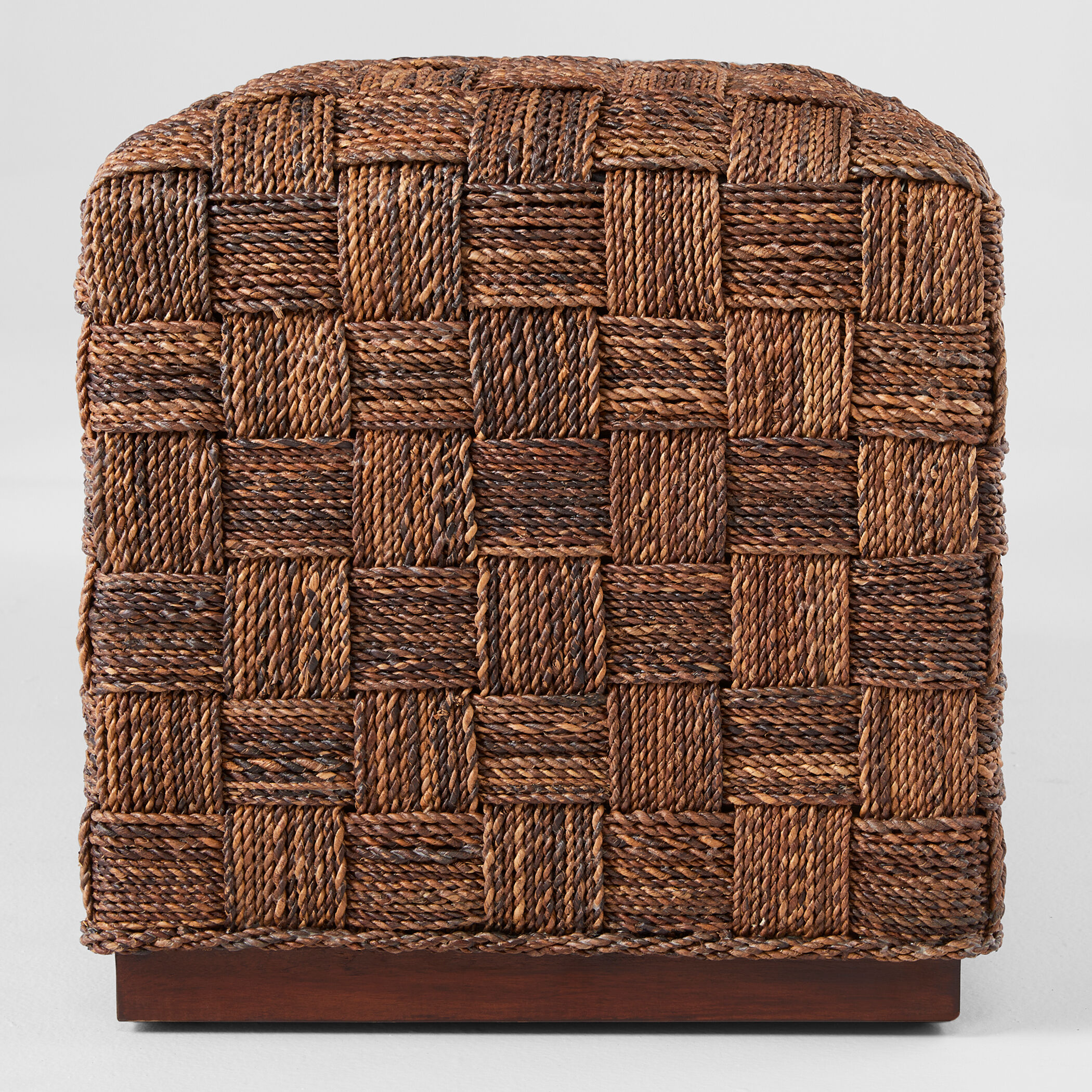 Milos 19 inch Brown Ottoman