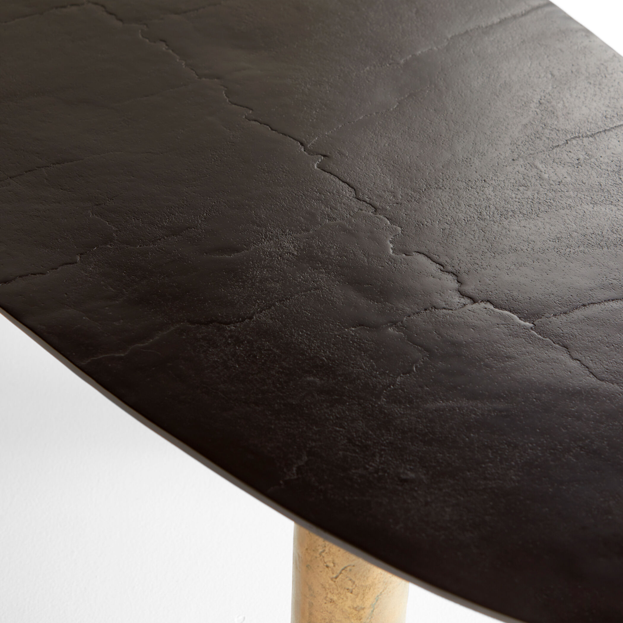 Draco 63 X 30 inch Bronze Coffee Table