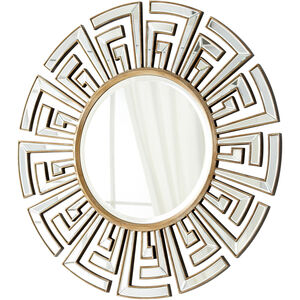 Cleopatra 47 inch Clear And Gold Wall Mirror