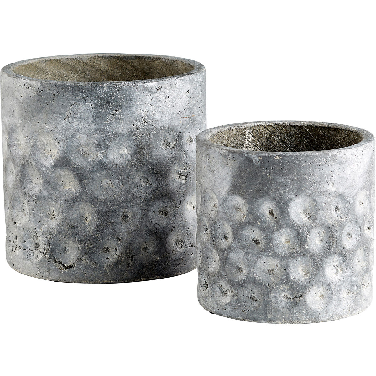 Potomac Pewter Gray Planter, Large