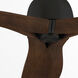 Bora Bora 62 inch Black with Walnut Blades Ceiling Fan