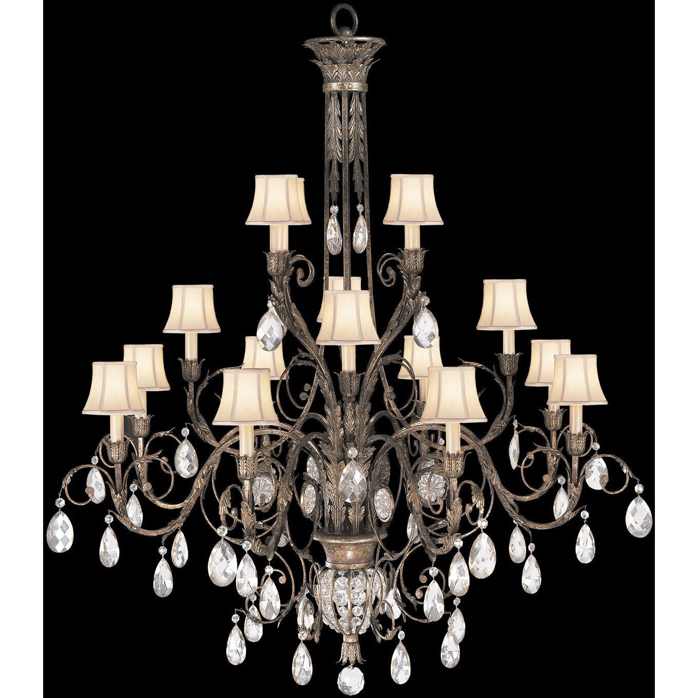 A Midsummer Nights Dream 16 Light 57 inch Gold Chandelier Ceiling Light