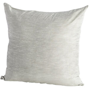 Ella 22 X 22 inch Grey Pillow Cover