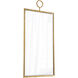 Golden Image 61 X 29 inch Brass Wall Mirror