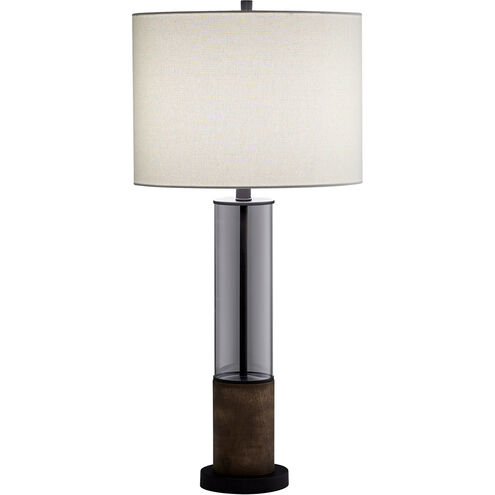 Colossus 32 inch 100.00 watt Gunmetal Table Lamp Portable Light