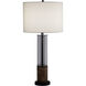Colossus 32 inch 100.00 watt Gunmetal Table Lamp Portable Light