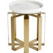 Canterbury 19 inch Aged Brass Side Table