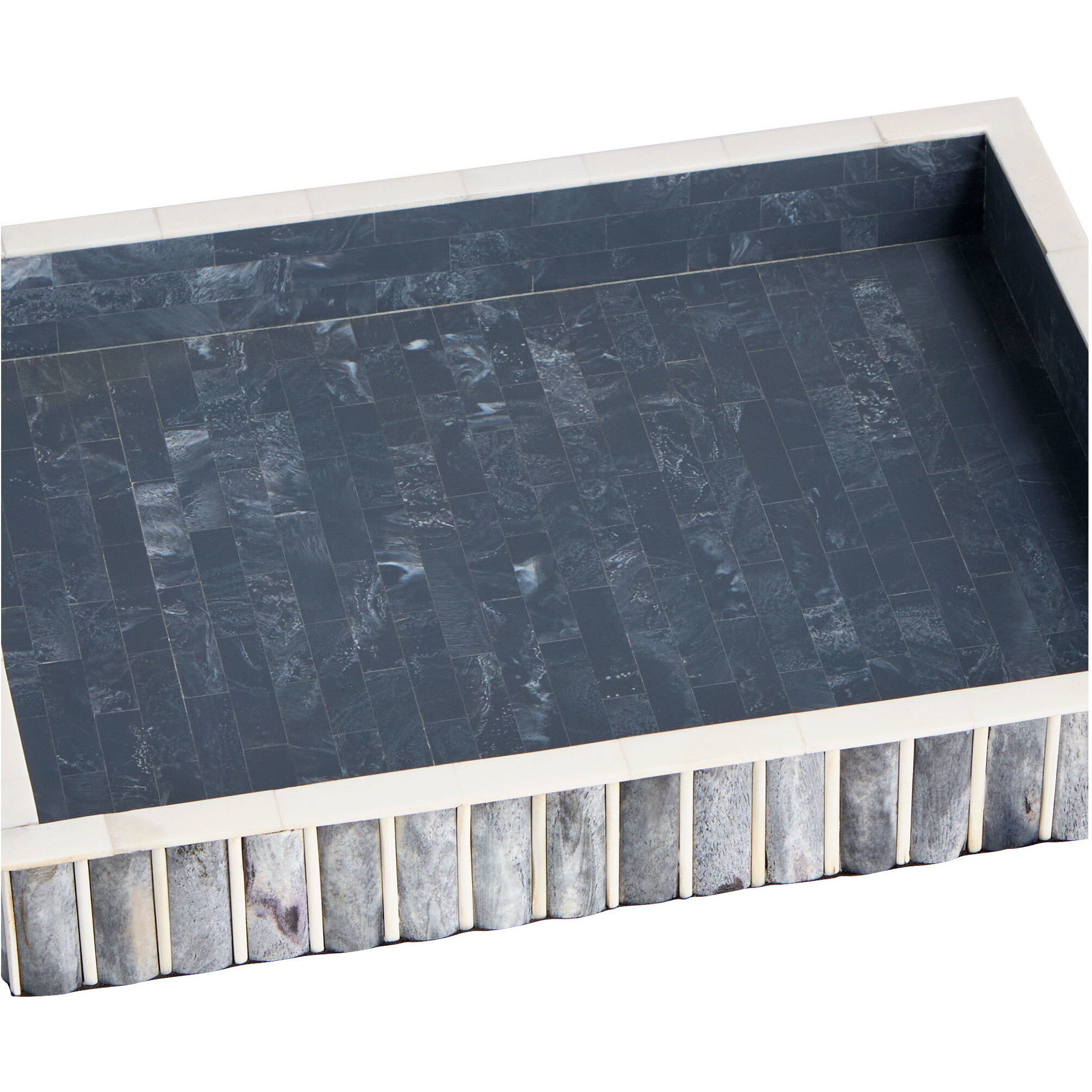 Lapis Blue and White Tray, Small