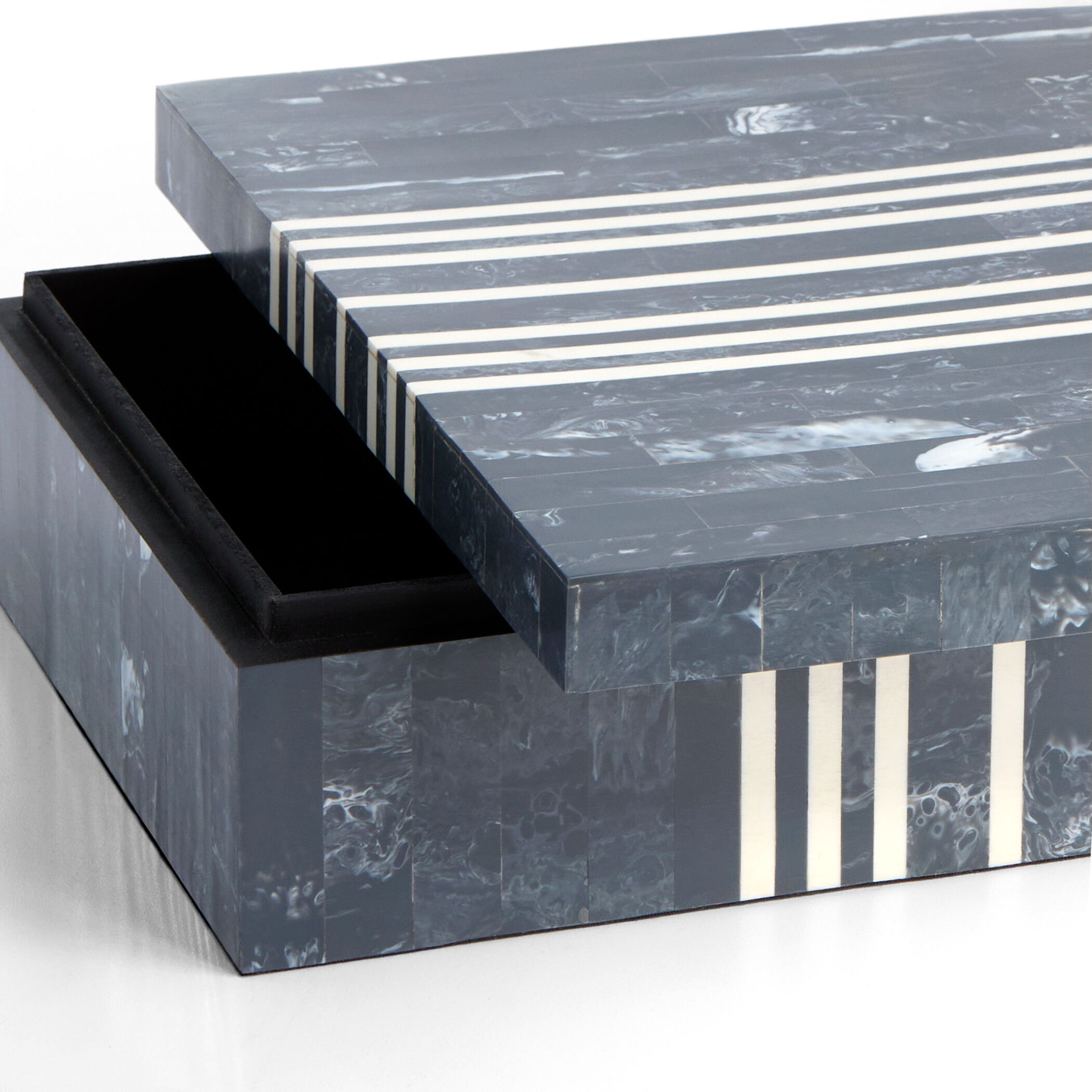 Lapis 13.25 X 9.5 inch Blue and White Box, Large