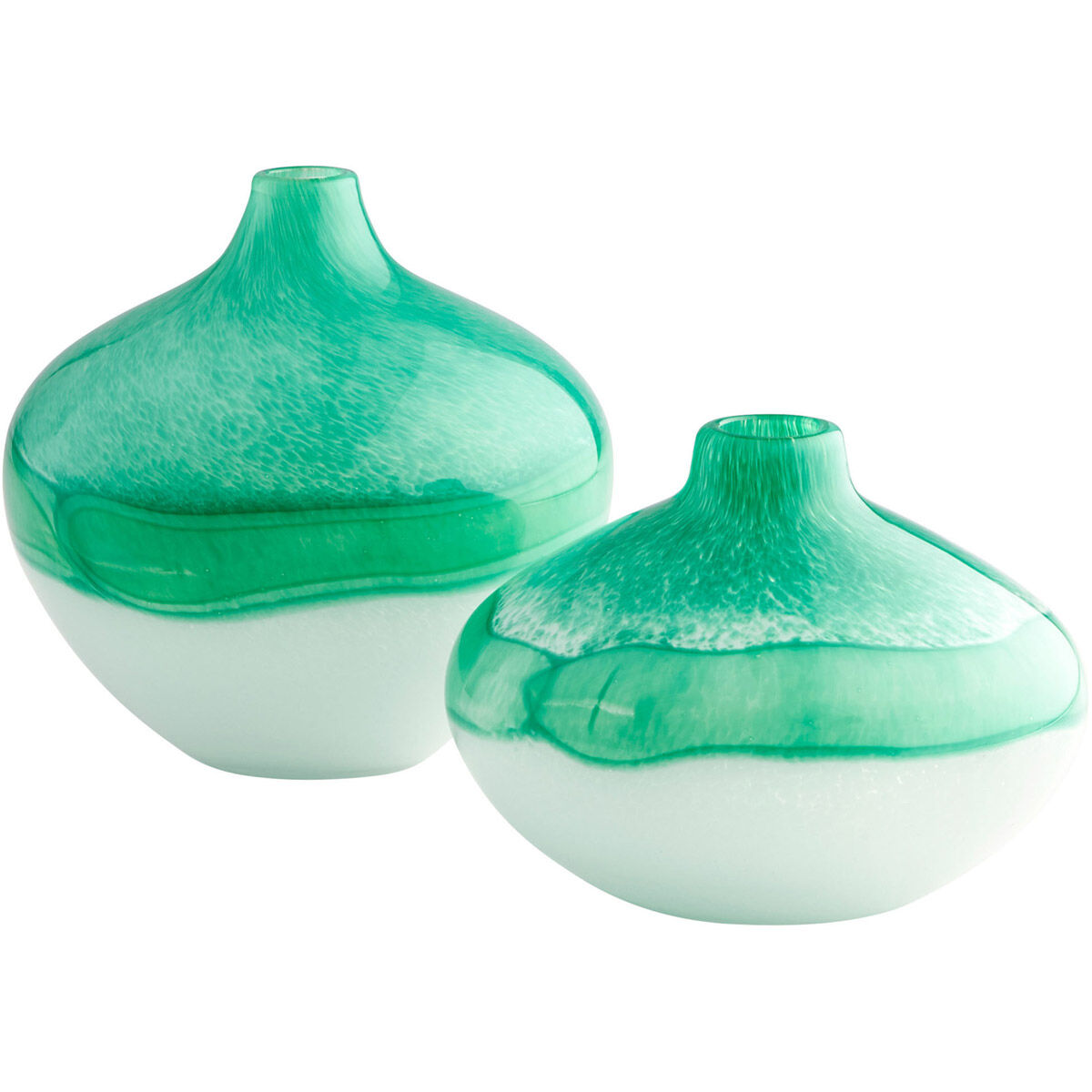 Iced Marble 8 X 6 inch Vase, Small