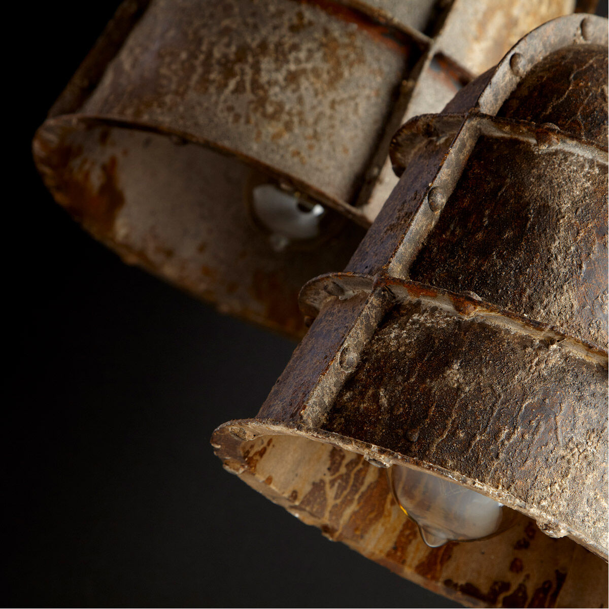 Rusto 1 Light 10 inch Rustic Pendant Ceiling Light, Large