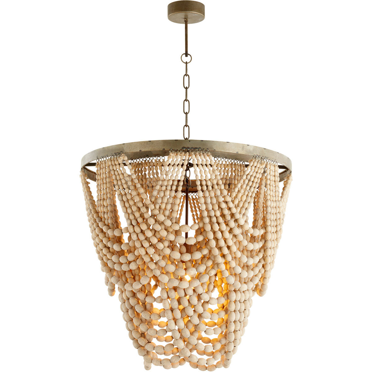 Hammock 1 Light 26 inch Tinted Raw Iron Pendant Ceiling Light, Large