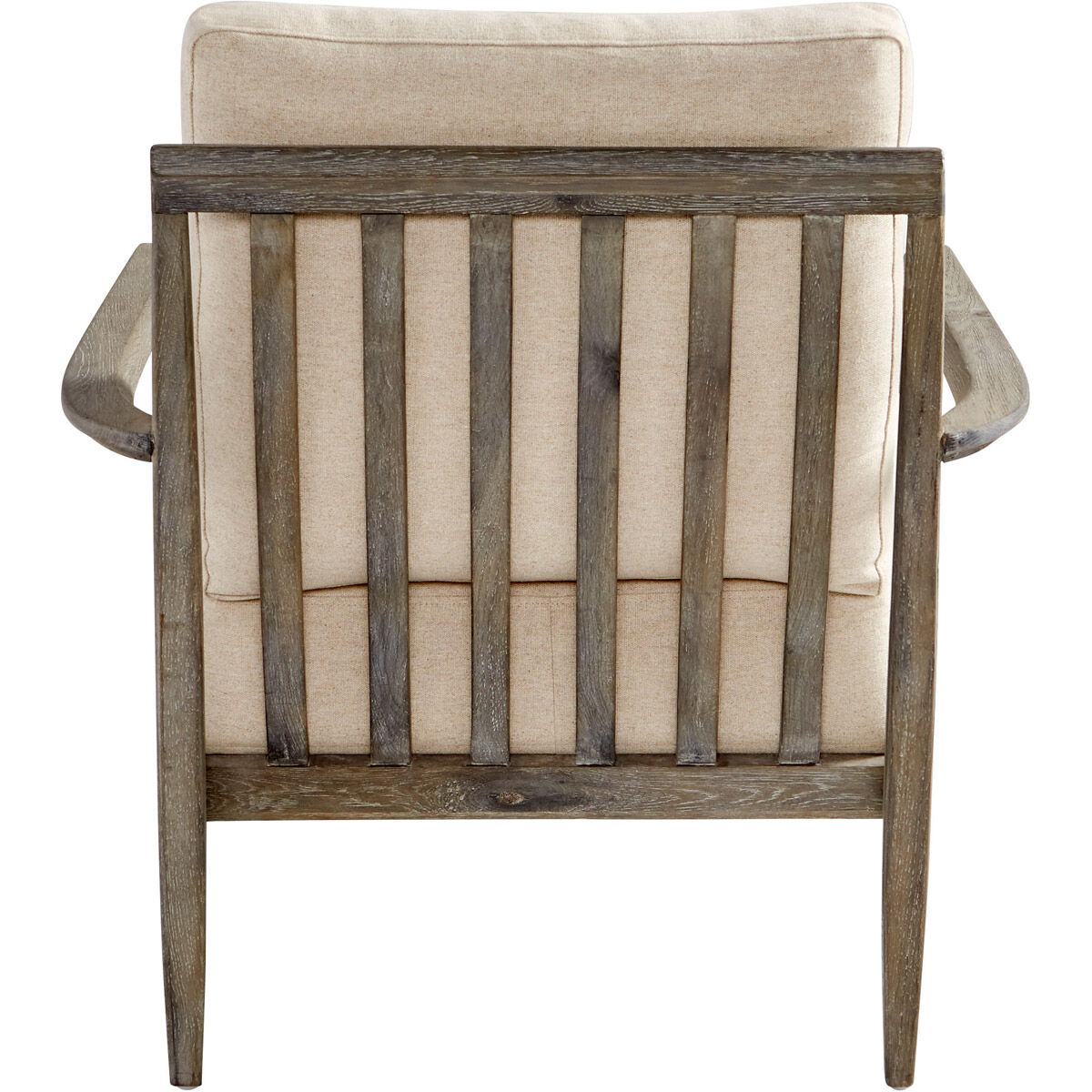 Astoria Weathered Oak And Tan Chair