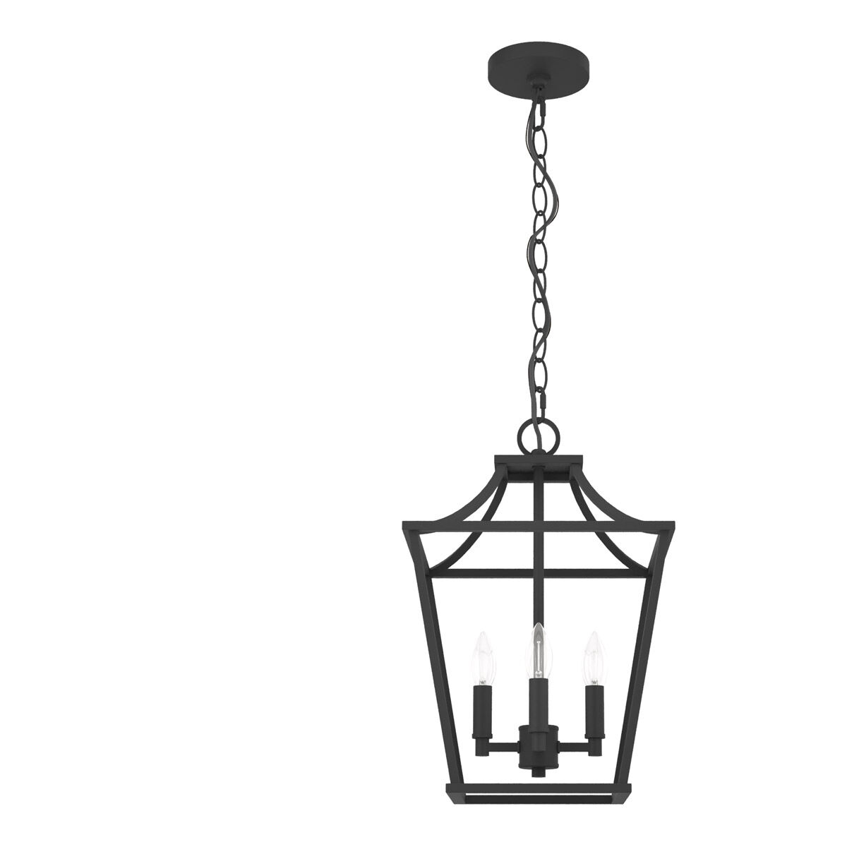 Laurel Ridge 4 Light 12 inch Natural Iron Lantern Pendant Ceiling Light