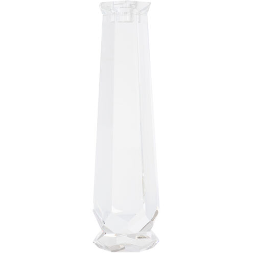 Faceted 13.5 X 3.75 inch Candleholder, Tall