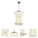 Arabica 1 Light 16 inch Natural Pendant Ceiling Light