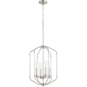 Citadel 4 Light 16 inch Satin Nickel Mini Chandelier Ceiling Light