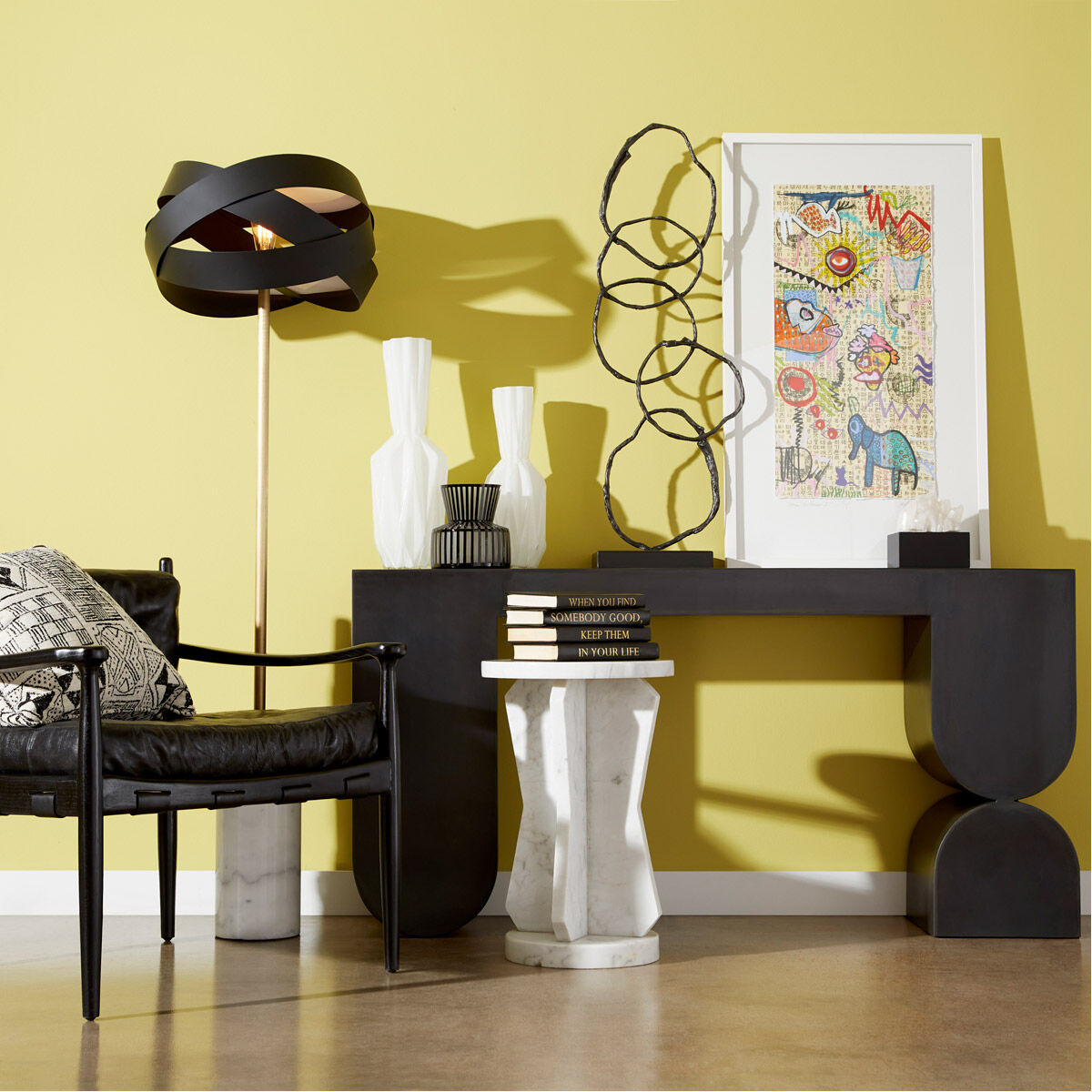 Lined Up 7 inch Vase