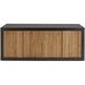 Belluno 78.75 X 23.75 inch Medium Brown and Black Credenza