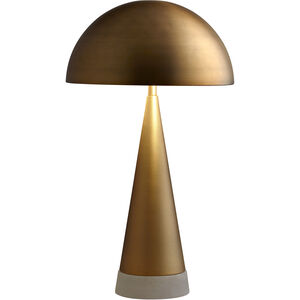Acropolis 26 inch 60.00 watt Aged Brass Table Lamp Portable Light