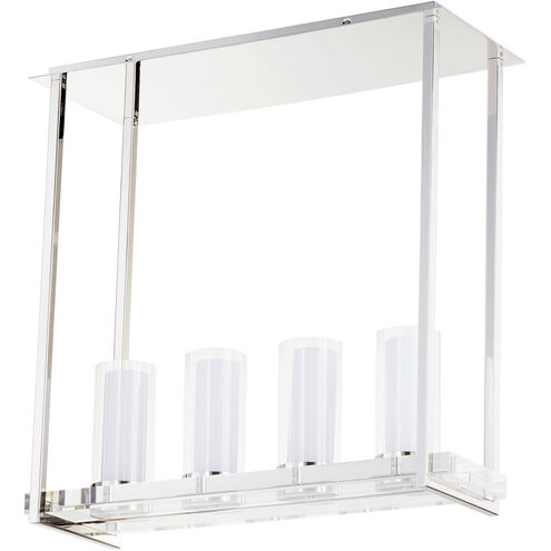 Orion 4 Light 29.75 inch Polished Nickel Pendant Ceiling Light, Small