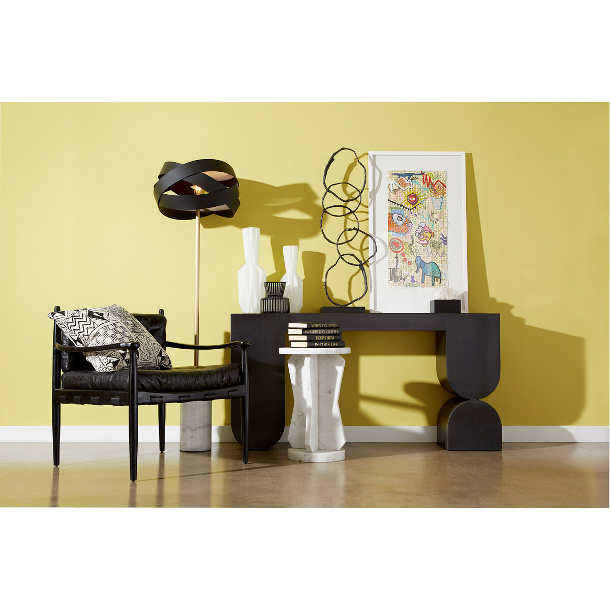 Inner Circles 40 X 13 inch Sculpture