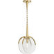 Alton 1 Light 12 inch Aged Brass Pendant Ceiling Light