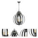 Juliana 3 Light 18.75 inch Hammered Bronze Pendant Ceiling Light
