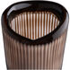 Cacao 12.5 X 7.5 inch Vase, Large