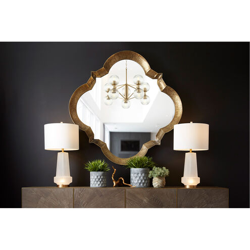 Helios 10 Light 29 inch Aged Brass Chandelier Ceiling Light