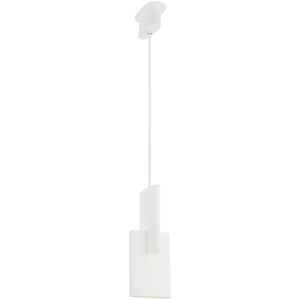 Kelly Wearstler Lotura LED 8 inch Museum White Intersecting Pendant Ceiling Light