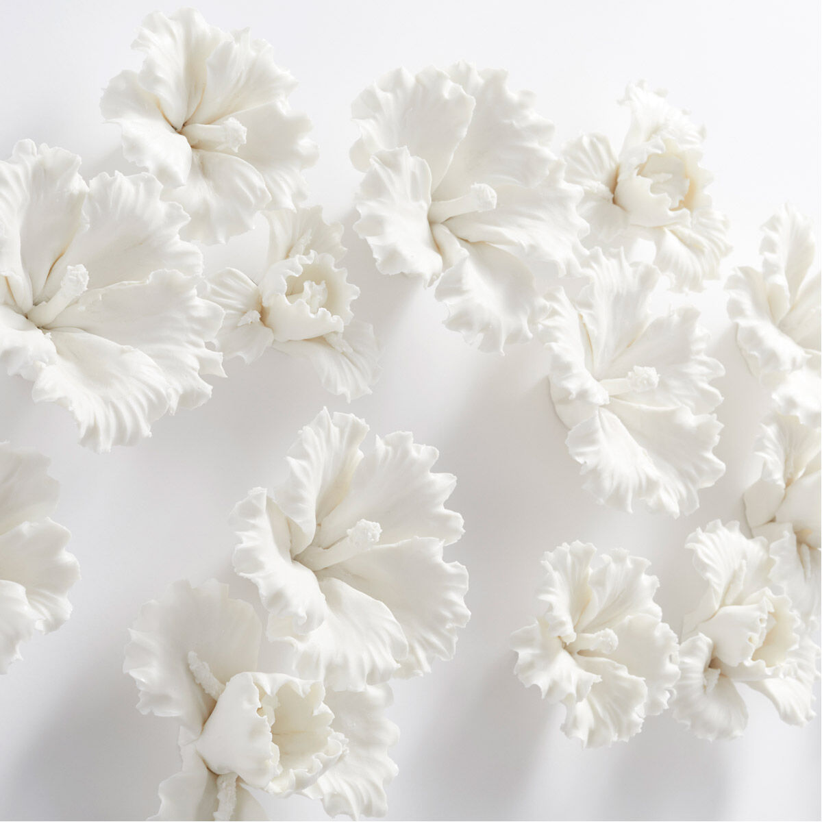 Primrose White Wall Decor, Small