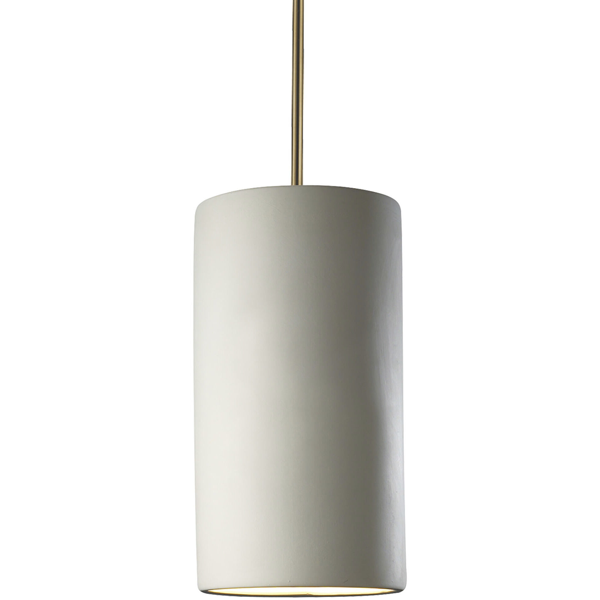 Radiance Collection LED 7 inch Slate Marble with Antique Brass Pendant Ceiling Light
