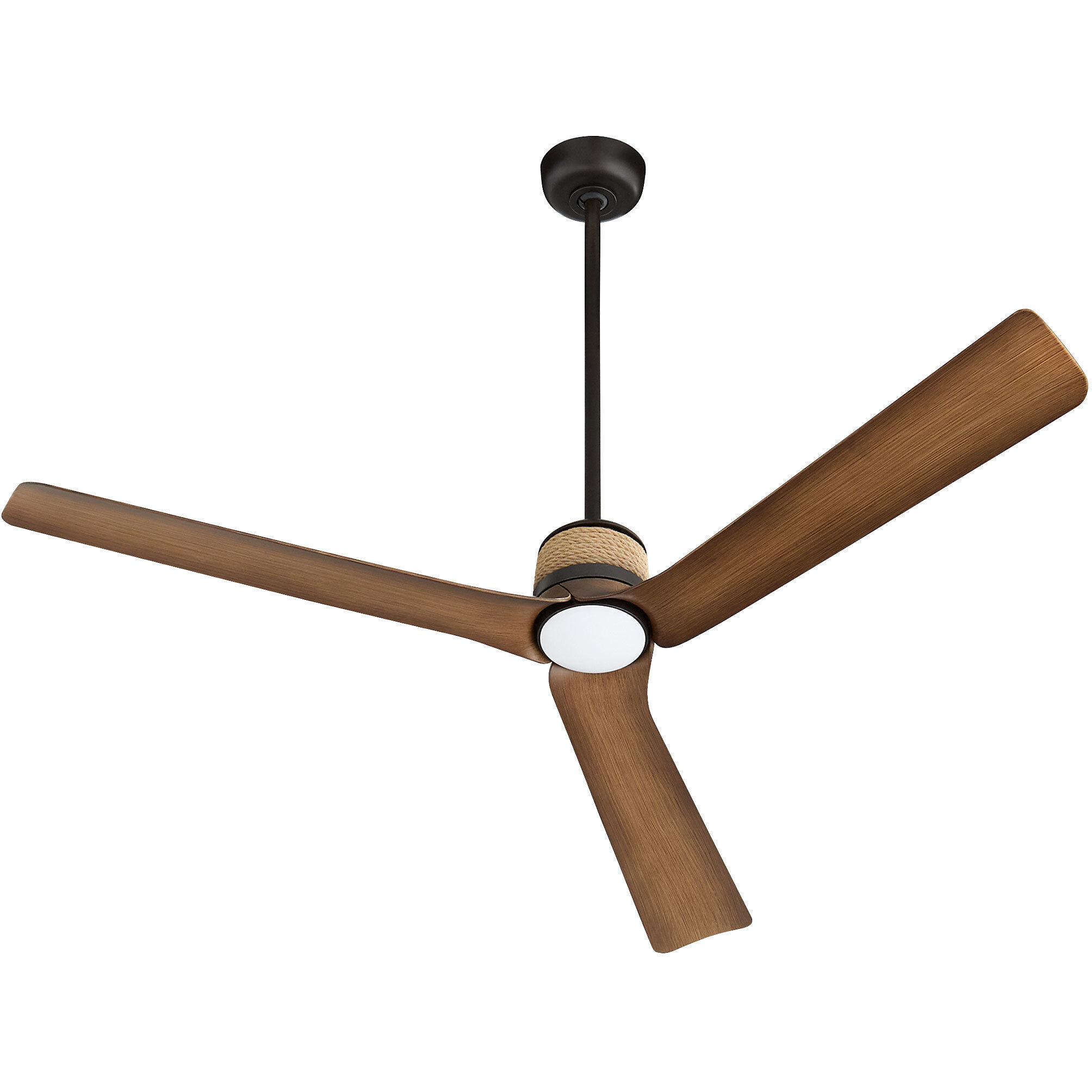 Zonda 62 inch Oiled Bronze with Medium Oak Blades Ceiling Fan