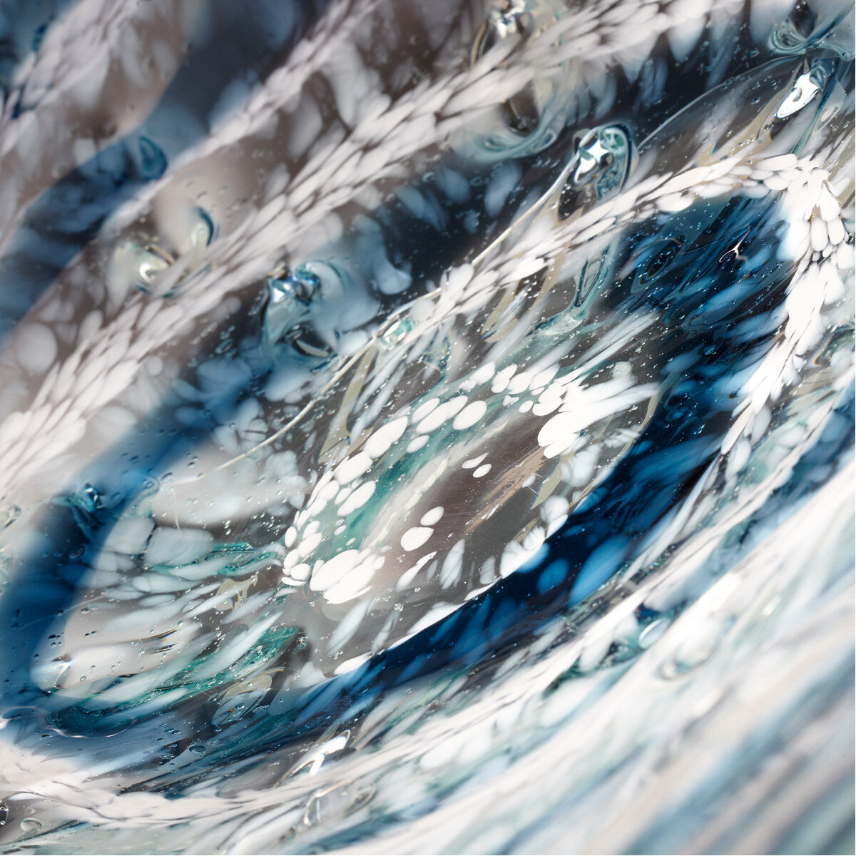 Abyss 37 X 21 inch Blue/Clear Plate