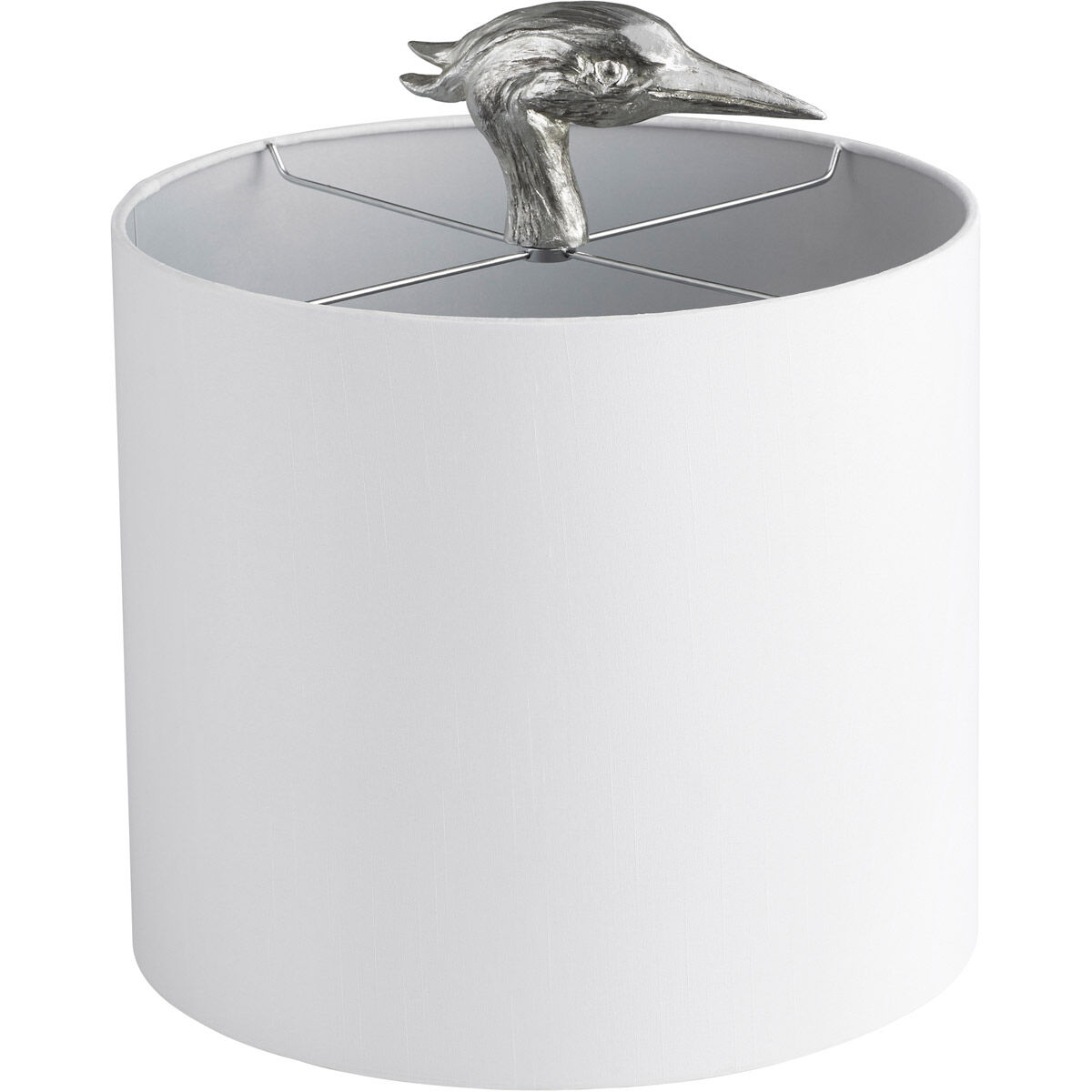 Ibis 35 inch 100.00 watt Silver Leaf Table Lamp Portable Light