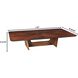 Soul 63 X 39.25 inch Brown Coffee Table