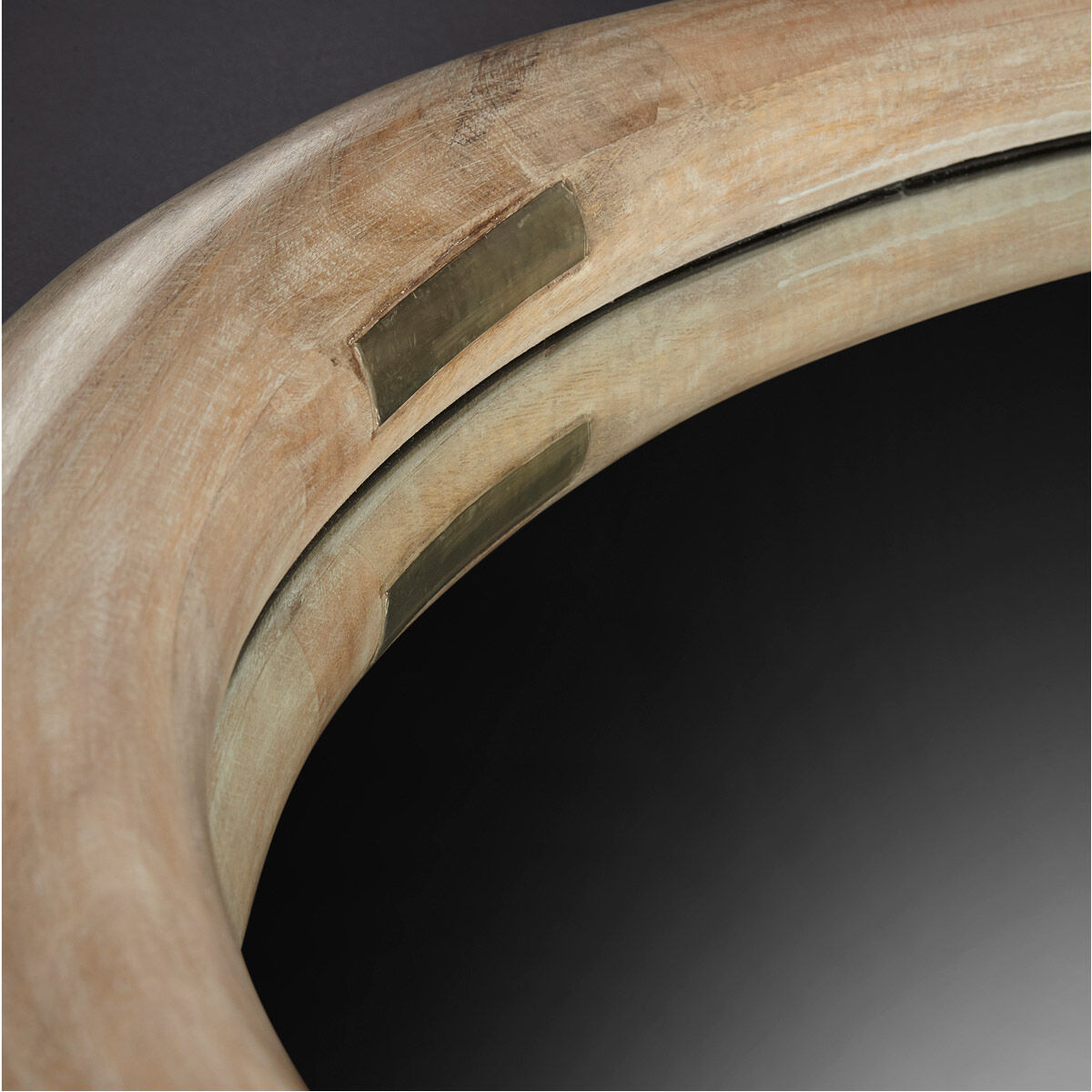 Don't Be Square 34.5 inch Swedish Grey Wall Mirror