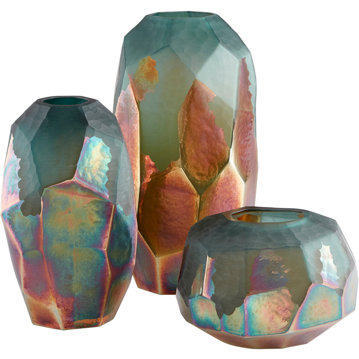 Roca Verde 11 inch Vase, Small