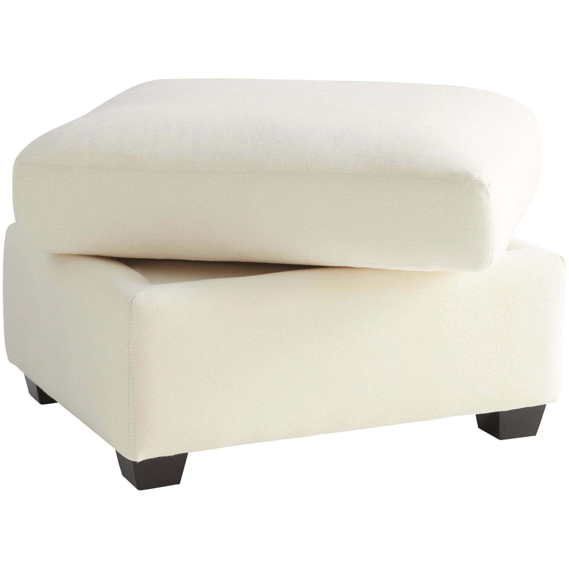 Sovente 18.5 inch Cream Ottoman