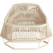 Hexagon Natural Arm Chair